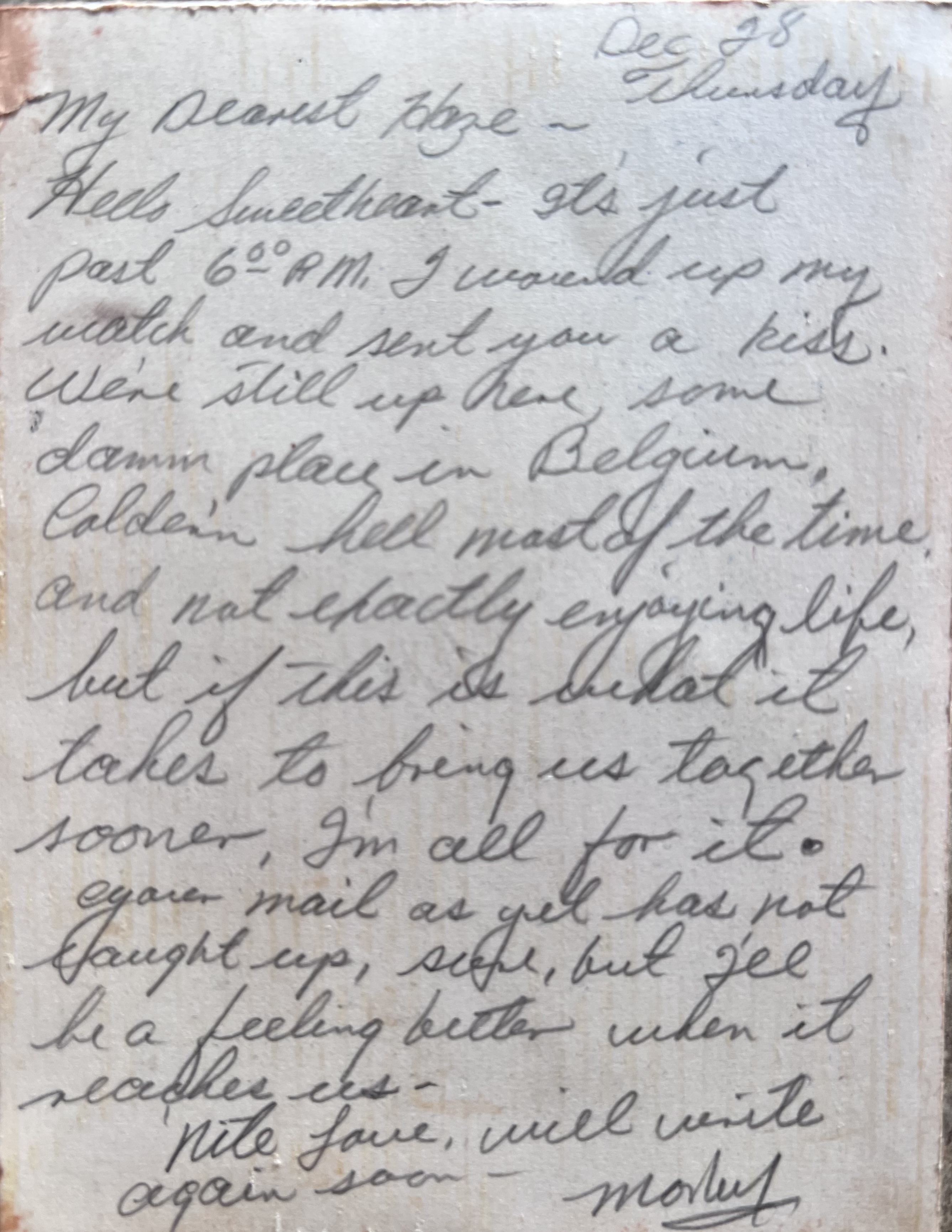 2nd Lt. Morley R. Hill  -  I company